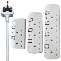 Orico — barre d'alimentation de protection contre les surcharges, murale, Extension de chargeur universelle, prise UK