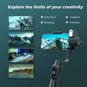 <span class=keywords><strong>Stabilizzatore</strong></span> Professionale S5pro Gimbal 3 per Smartphone con Controllo della Lunghezza Focale, Tracciamento Facciale AI Automatico a 360° per VLOG e Streaming - Product Image 2