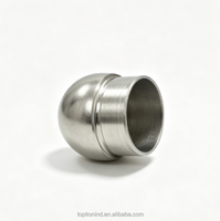 Capuchon de tube d'accroche-main en acier inoxydable 304 316, embout de tuyau métallique, capuchon métallique en acier inoxydable estampé sur mesure