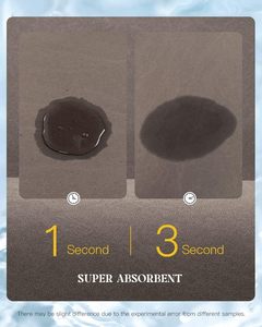 Alfombra de Baño Antideslizante Ecológica Moderna Skymoving, Juego de 2 Piezas Súper Absorbentes, Material de PU Suave para Baño - Product Image 5