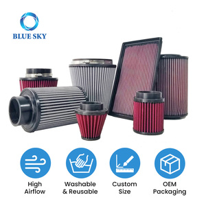 <span class=keywords><strong>Filtro</strong></span> de Aire Cónico Universal Lavable de <span class=keywords><strong>Alto</strong></span> Rendimiento Compatible con Filtros de Admisió<span class=keywords><strong>n</strong></span> de Aire Frío Estilo <span class=keywords><strong>K</strong></span>&<span class=keywords><strong>N</strong></span>, Tamaño Personalizado - Product Image 1