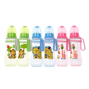 Vente en gros de 6 bouteilles d'eau de 120 ml/240 ml sans BPA, bouteilles <span class=keywords><strong>pour</strong></span> bébé en plastique coloré - Product Image 3