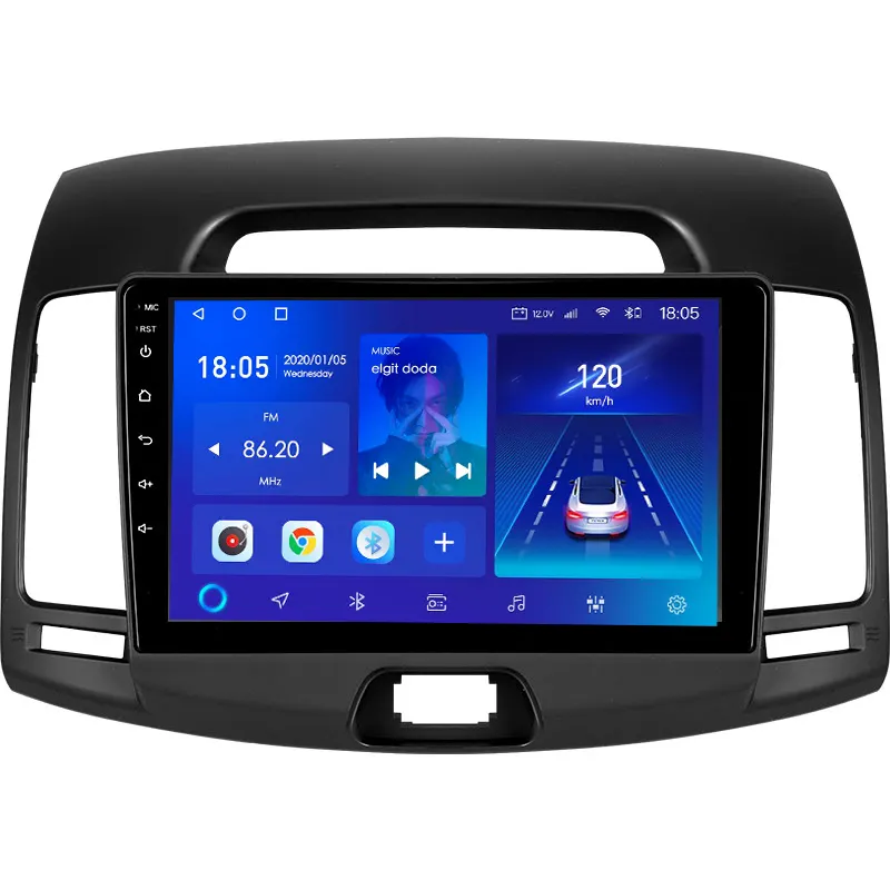 Per Hyundai Elantra 2006-2011 autoradio Multimedia lettore Video navigazione stereo GPS Android No 2din 2 din dvd CARPLAY DSP USB