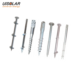 UISOLAR Supports au sol – <span class=keywords><strong>Poteau</strong></span> hélicoïdal, pieu d'<span class=keywords><strong>ancrage</strong></span>, vis <span class=keywords><strong>de</strong></span> terre en acier galvanisé à chaud pour système <span class=keywords><strong>de</strong></span> fondation <span class=keywords><strong>de</strong></span> montage solaire - Product Image 1