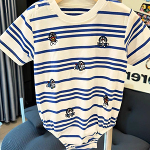 Y0382 T-shirt in cotone stampato a maniche corte per adulti e bambini, stile estivo 2025, per famiglie da <span class=keywords><strong>tre</strong></span> o quattro persone, modello mamma - Product Image 3