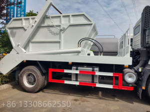รถบรรทุกจีน Shacman L3000 4X2 12 ลูกบาศก์เมตร แบบแขนยืดหยุ่นสำหรับเก็บขยะ รถบรรทุกขนขยะ - Product Image 4