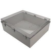 Boîte de jonction en plastique ABS étanche de grande taille 600*500*220mm avec couvercle gris