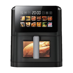 Friteuse à <span class=keywords><strong>air</strong></span> numérique personnalisable 6L avec fenêtre, grande capacité 1500W, certifiée GS CE ETL pour la vente en gros - Product Image 3