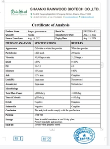 <span class=keywords><strong>Amorphophallus</strong></span> Konjac Extracto de raíz KGM Polvo Grado alimenticio Konjac Glucomannan 90% Konjac Raíz Glucomannan Polvo - Product Image 2