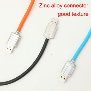 Cable <span class=keywords><strong>USB</strong></span> C de rotación de carga rápida de 120W personalizado, Cable de datos tipo C giratorio de 1m 180/Cargador <span class=keywords><strong>con</strong></span> Conector Giratorio 180 Grados - Product Image 5