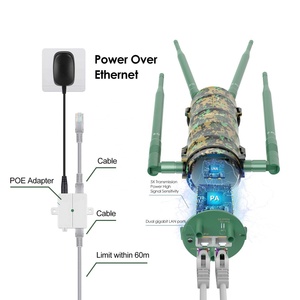 Wavlink WL-WN572HP3-GW Extensor de Rango Inalámbrico de Doble Banda 2.4GHz/5GHz AC1200 de Alta Potencia para Exteriores Resistente al Viento con 4 Antenas Externas - Product Image 5
