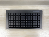 Clavier USB entièrement programmable à 78 touches, prix d'usine, lecteur de carte magnétique compatible Linux/Windows/iOS/Android pour les systèmes de point de vente