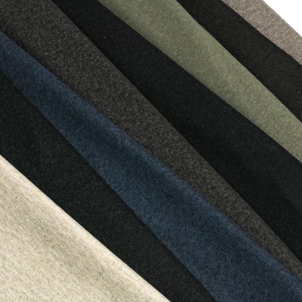 New 350GSM Wool-Polyester Blended Knitted Fabric Eco-Friendly Moisture-Absorbent Girls Boys' Suits Jackets Skirts Pants Worsted