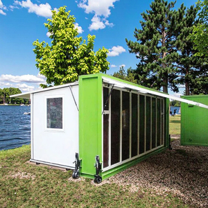 Casa Contenedor Expandible de 20 pies, 3 Habitaciones, Villa Prefabricada de Acero, Aplicaciones para Sótano y Patio, Diseño Modular Portátil y Moderno - Product Image 4