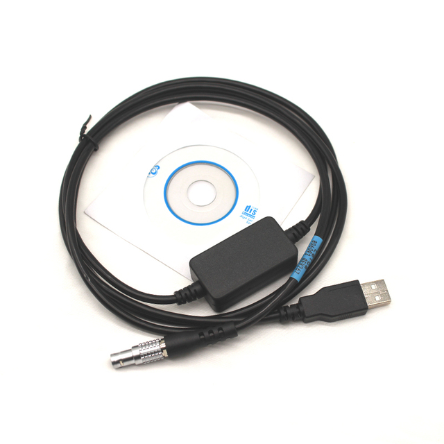 Leic GEV267 806093 5-Pin USB Data Cable for Total Station Computer Connection TC402 TC802 TS09 TS06