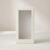 Scatola per diffusori a cassetto in carta speciale personalizzata, ecologica, con materiali riciclati, inserto in cartone con finestra in spugna per bastoncini