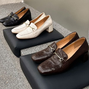 Bottines à plateforme pour femmes d'hiver sur mesure de haute qualité, chaussures habillées en cuir PU, talons aiguilles à fermeture éclair latérale - Product Image 5