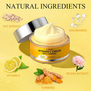 Marque privée Crème naturelle hydratante <span class=keywords><strong>anti</strong></span>-âge éclaircissante à la vitamine C pour la peau au curcuma pour les ridules Hyperpigmentation - Product Image 3