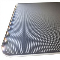 Panneau diffuseur en acrylique pour éclairage linéaire LED, panneau de guidage de lumière prismatique LGP