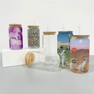 Vasos de Vidrio Transparentes para Cerveza, de 12oz, 16oz y 20oz, con Acabado Esmerilado, para Impresión por Sublimación de Tinta, Disponibles en Almacén de EE. UU. - Product Image 3