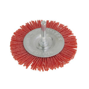 Abrasifs, brosses métalliques, brosse circulaire en nylon FERVI avec tige - Product Image 1