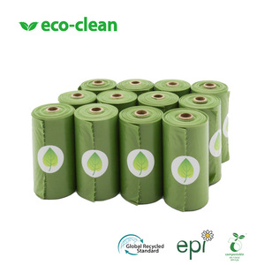Bolsas Biodegradables para Excremento de Mascotas Eco Clean, Gruesas, Verdes, 8, 16, 24, 36, 60 Rollos con Dispensador para Perros - Product Image 3