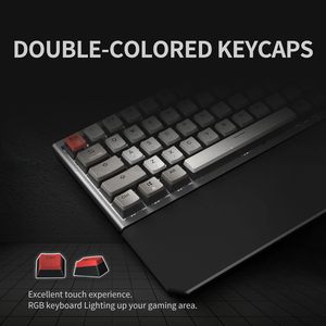 Không Dây Cơ Khí Ba Chế Độ 2.4G Bt5.0 USB-C Chơi Game 65% Bố Trí 68 Phím Hot Swappable <span class=keywords><strong>Kailh</strong></span> Hộp Chuyển Đổi Bàn Phím Cho Máy Tính Xách Tay - Product Image 3