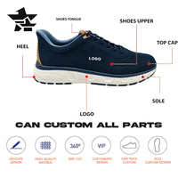 Chaussures de sport en maille respirante à lacets pour hommes, marque privée, entièrement personnalisables, légères, pour le skate et la marche décontractée, vente en gros