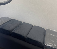 Sur-matelas de lit en mousse à mémoire de forme à cinq plis