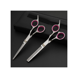 Tijeras de peluquería profesionales japonesas 440C doradas para corte de pelo, accesorios de peluquería, juego de tijeras para barbería. - Product Image 5
