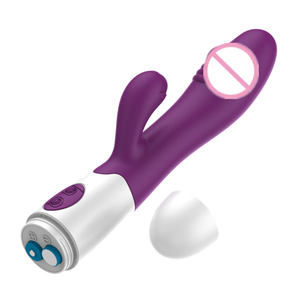ディープパープルAAAバッテリーUSB充電式30モードバイブレーターセックスおもちゃ女性エロチックバイブレーター - Product Image 6