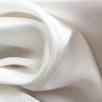 10 m/m mûrier couleur ivoire Habutai 100 tissu Habotai en soie pure de haute qualité pour doublure de vêtements doux RFD