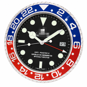 Luxury Stainless Steel Green Red Contemporary Quartz Needle Wall <b>Clock</b> <b>Silent</b> for Home Office Hotel OEM/ODM ROLAXX - Product Image 1