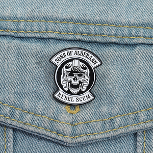 Sons of Alderaan esmalte Pin Rebel Scum insignia Sci Fi <span class=keywords><strong>película</strong></span> broche regalo para Fans mochila joyería al por mayor - Product Image 1