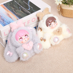 Gantungan Kunci Boneka Kelinci Bentuk Hati Super Lucu dari Source Factory, Terbuat dari 100% Poliester dan Vinyl, untuk Usia 14 Tahun ke Atas - Product Image 4