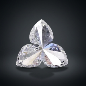Diamante único de corte trillón, cultivado en laboratorio, color D-F, pulido excelente, claridad CVD VVS-VS, para la fabricación de joyas para mujer y personalización. - Product Image 4
