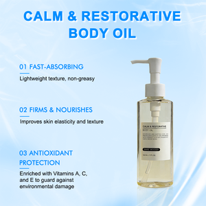 Huile corporelle hydratante et nourrissante infusée de vitamine E naturelle et de pivoine, anti-rides, pour la <span class=keywords><strong>prévention</strong></span> de la sécheresse et l'éclat de la peau - Product Image 3