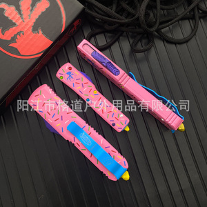 [สำหรับการค้าข้ามพรมแดนเท่านั้น] Micro-Tech UT Donut UTX70 UTX85 Sheath OTF Straight Out Dessert Warrior - Product Image 2