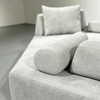 Canapé modulaire en forme de L à compression sous vide moderne avec combinaison libre pour salon