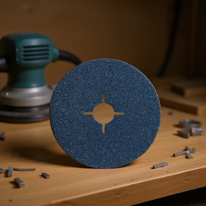 Disque en fibre de zirconium 180x22 mm pour ponçage avec support auto-agrippant - Product Image 3
