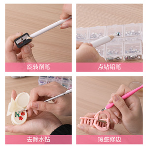 Juego <span class=keywords><strong>de</strong></span> Herramientas Decorativas Hechas a Mano para Mujer Jingchuang, Mini Alicates, <span class=keywords><strong>Pinzas</strong></span>, Kit <span class=keywords><strong>de</strong></span> Arte <span class=keywords><strong>de</strong></span> Uñas y Joyería DIY, Herramientas <span class=keywords><strong>de</strong></span> Decoración para Empaque - Product Image 3