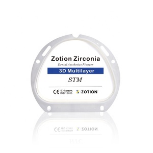 Disco in <span class=keywords><strong>Zirconia</strong></span> Multistrato 3D ZOTION ad Alta Traslucenza, Blocco di <span class=keywords><strong>Zirconia</strong></span> - Product Image 2