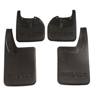 Hilux <b>Wheel</b> Arch Mudguards <b>Plastic</b> Black 2016-2019 Toyota Fitment - Product Image 1