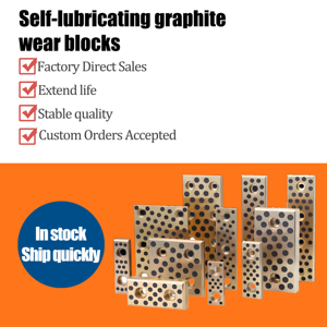 لوحة ارتداء كتلة منزلقة من البرونز والجرافيت للخدمة الشاقة خالية من الزيت لقالب الصب بالقالب - Product Image 2