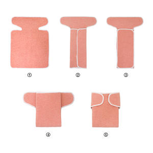 95% bamboo5 % 스판덱스 빨 재사용 천 기저귀 preflats - Product Image 5