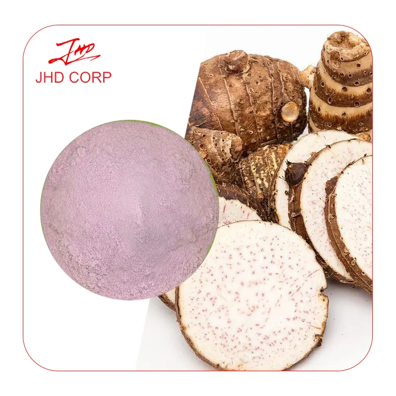 JHD grosir bubuk Taro murni bubuk ekstrak akar talas segar organik seluruh makanan