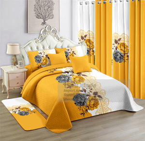 Juego de Ropa de Cama de Microfibra Suave King de 12 Piezas, Cortinas Decorativas Transparentes, Alfombra Acogedora para Toda Temporada - Product Image 3