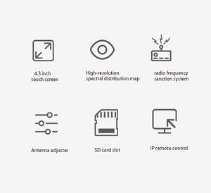 Transceptor ICOM 7300 HF 50MHz con pantalla LED a color Radio de vehículo de calidad de sonido superior con control remoto IP - Product Image 4