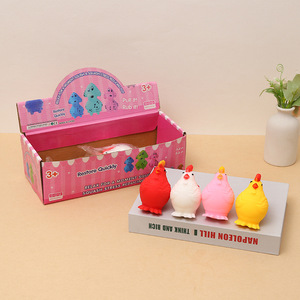 Jouet Squishy Poulet Géant de Dessin Animé, Anti-Stress, Jouet à Pincer, Cadeau de Décompression pour Enfants, Animaux de la Ferme - Product Image 3