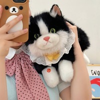 Simulations-Ragdoll-Katzen-Plüschtier mit Musik, superweich, 45-55 cm, Kätzchen, Kindergeschenk, interaktives Eltern-Kind-Spielzeug, ODM